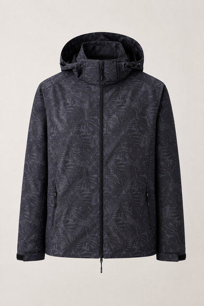 Chaqueta Fassher en negro, de frente