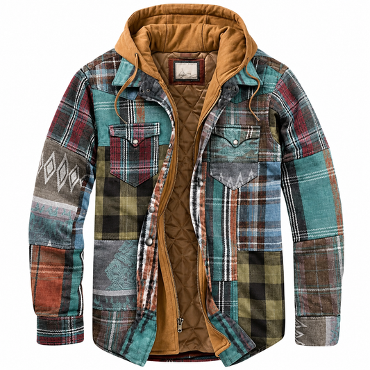 Kaizen | Chaqueta urbana de cuadros