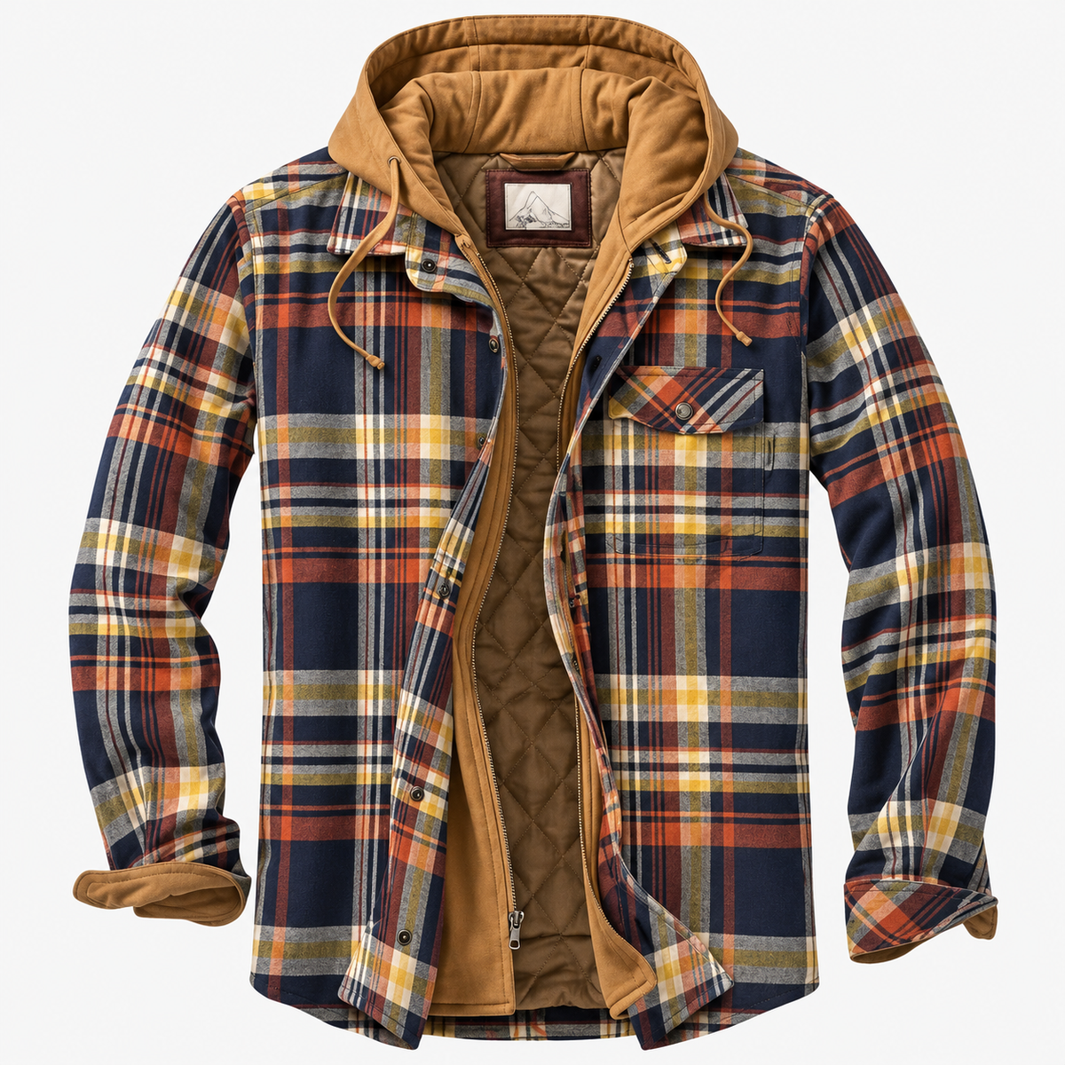 Kaizen | Chaqueta urbana de cuadros