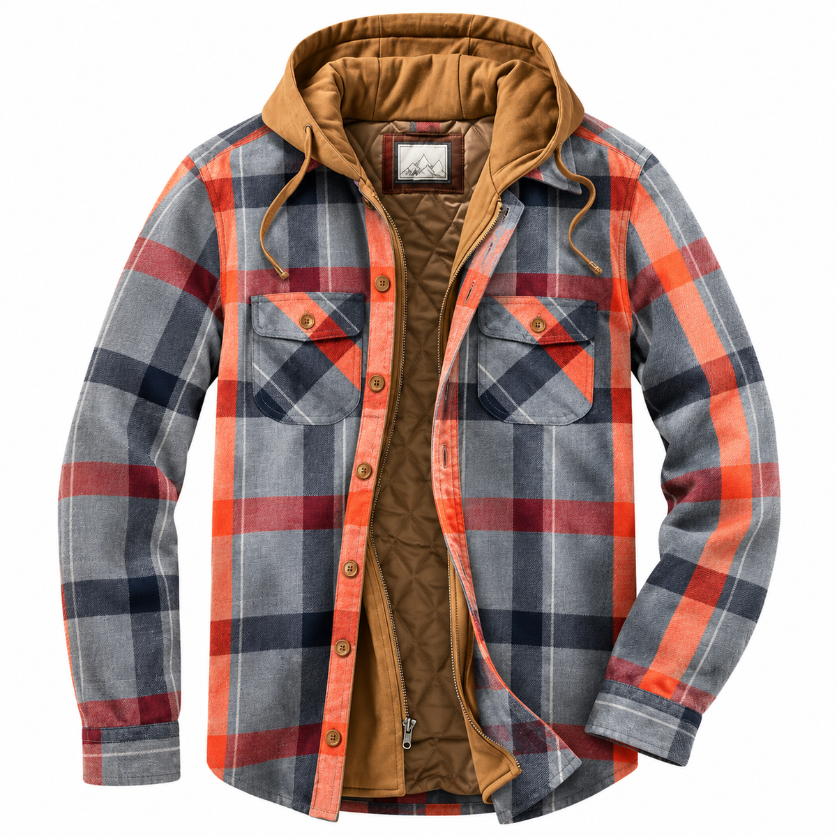 Kaizen | Chaqueta urbana de cuadros