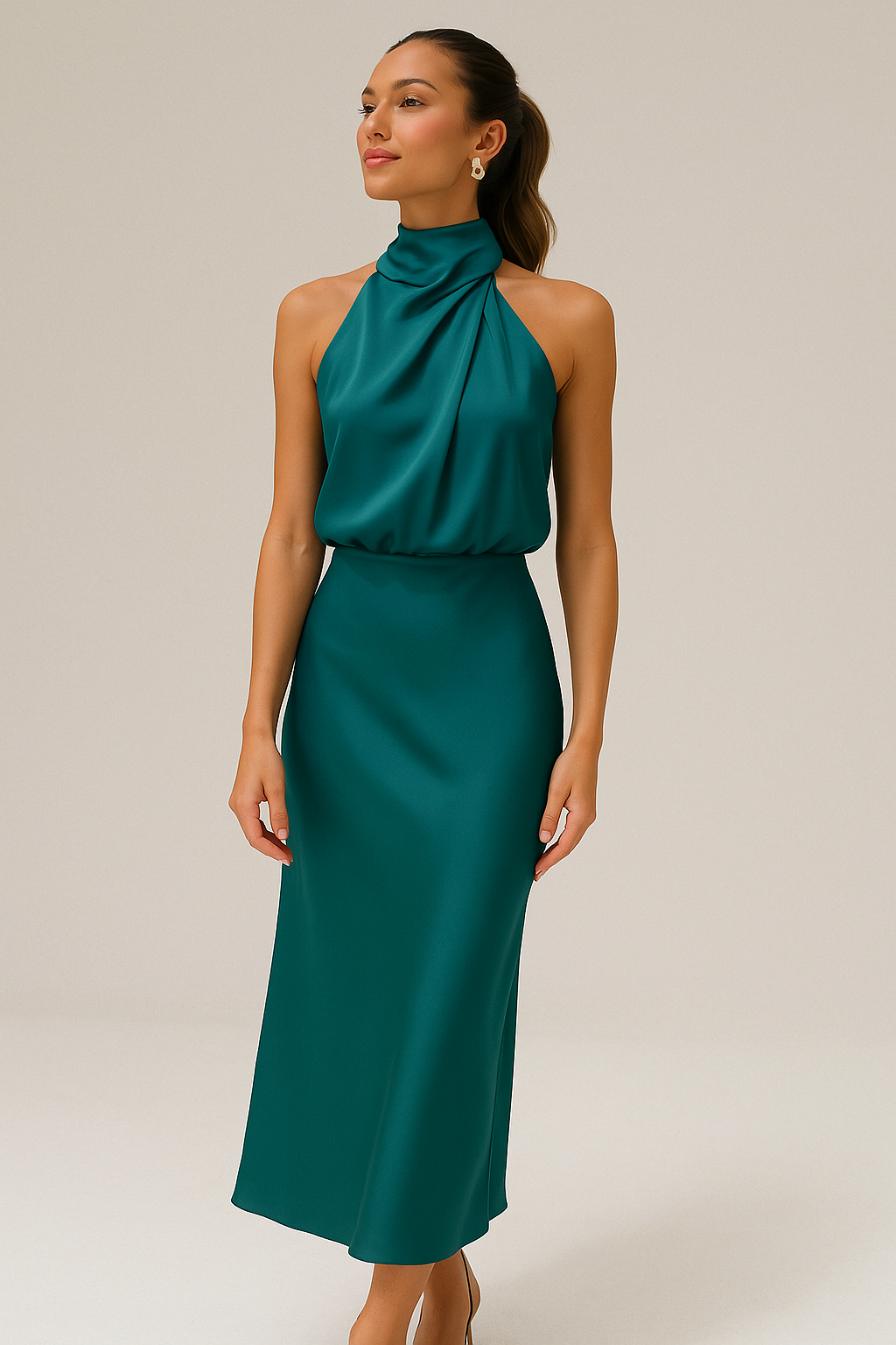 Claire | Vestido satinado