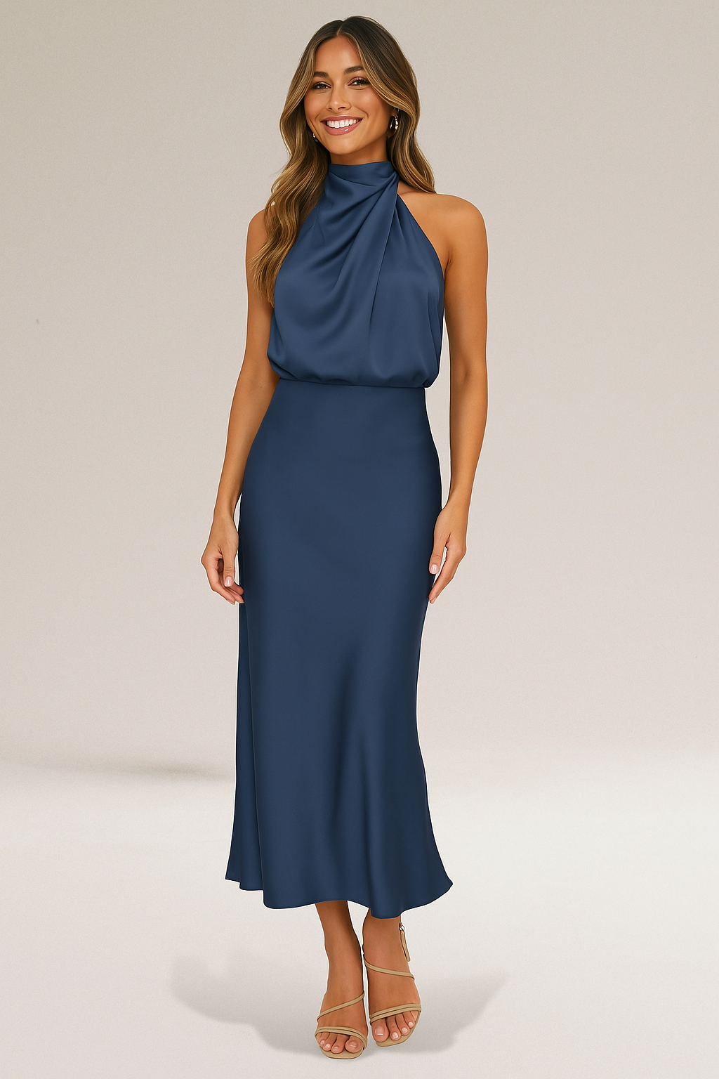 Claire | Vestido satinado