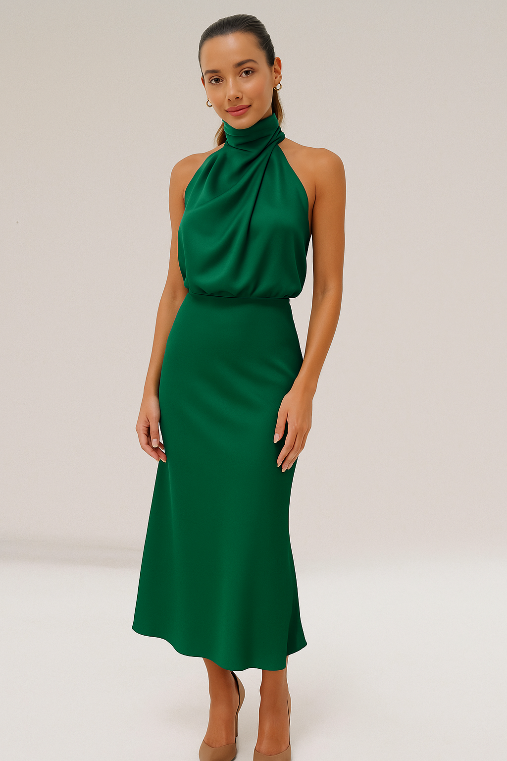 Claire | Vestido satinado