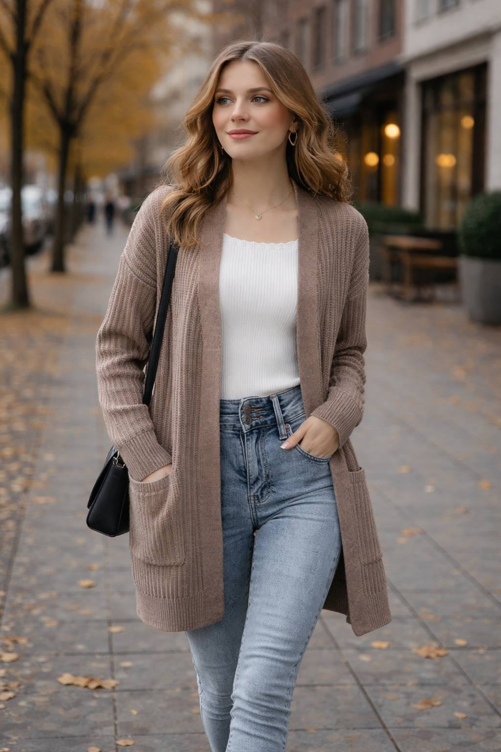 Cárdigan de punto para mujer - Liv