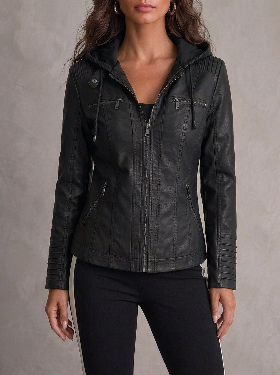 Nella | Chaqueta efecto piel resistente y elegante