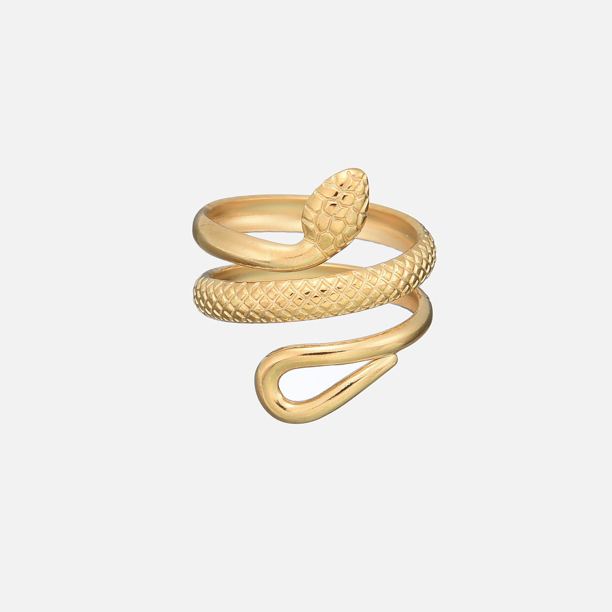 ÉCLAT | Anillo Detallado de Serpiente (Ajustable)