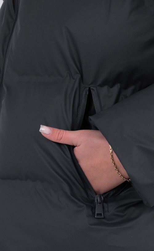 Bolsillo lateral con cremallera de la chaqueta Noelle