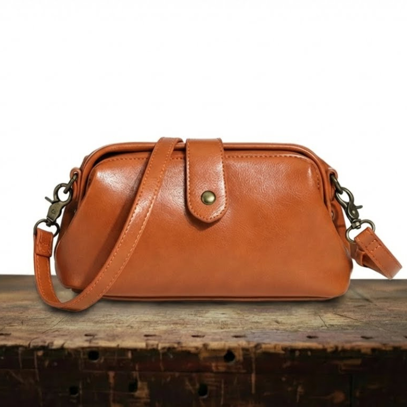 MEZTLI™ – Bolso Clara de cuero vegano vintage