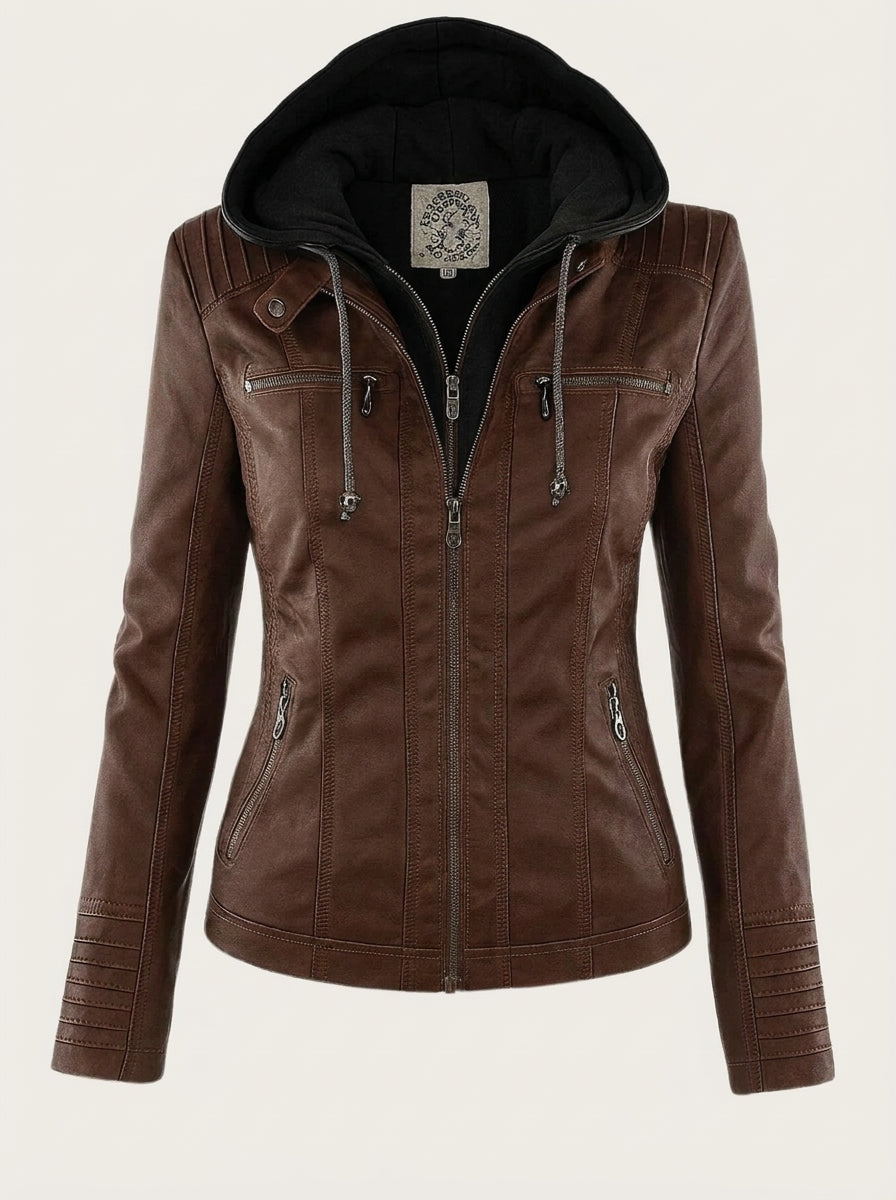 Nella | Chaqueta efecto piel resistente y elegante