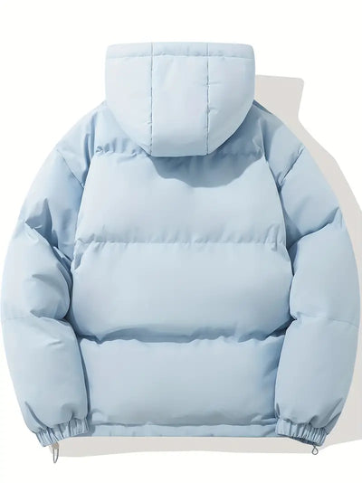 Chaqueta Clara en azul claro vista por detrás