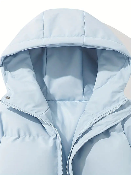 Capucha acolchada de la chaqueta Clara por dentro