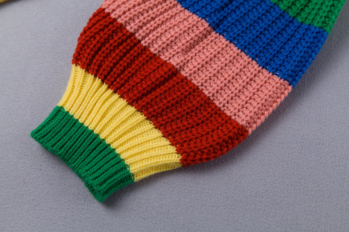 Desirée - Jersey de rayas Rainbow para mujer