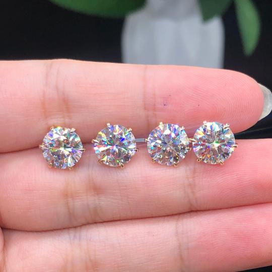 ÉCLAT | Pendientes Chic de Oro Blanco Tera