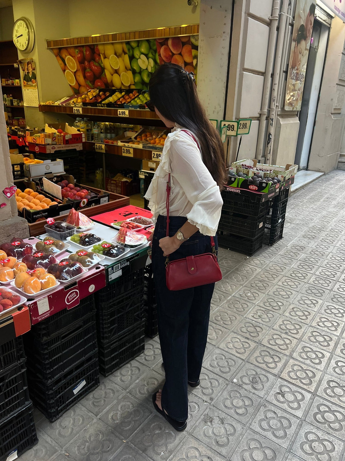 MEZTLI™ – Bolso Clara de cuero vegano vintage