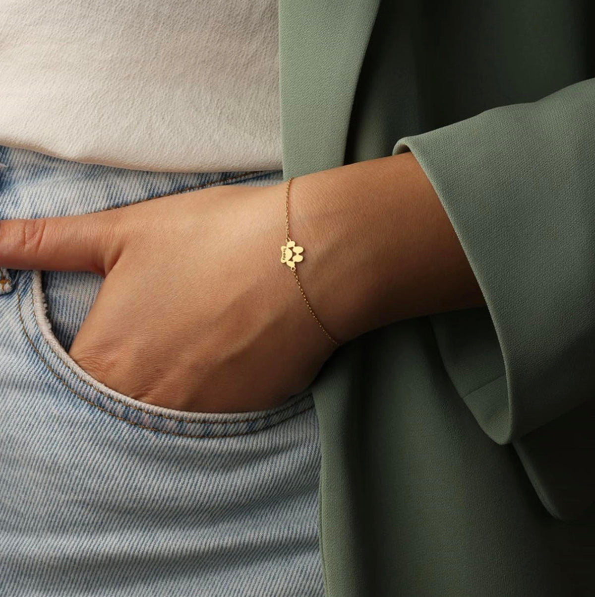 ÉCLAT | Snoopy™ | Elegante Pulsera y Collar Personalizable