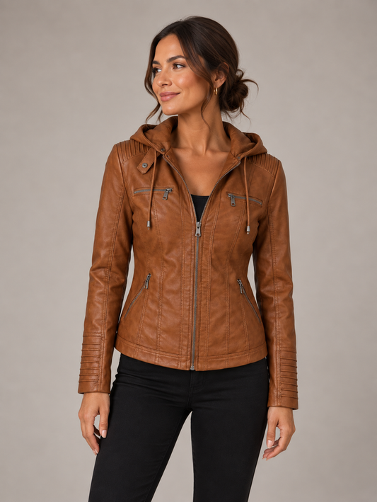 Nella | Chaqueta efecto piel resistente y elegante