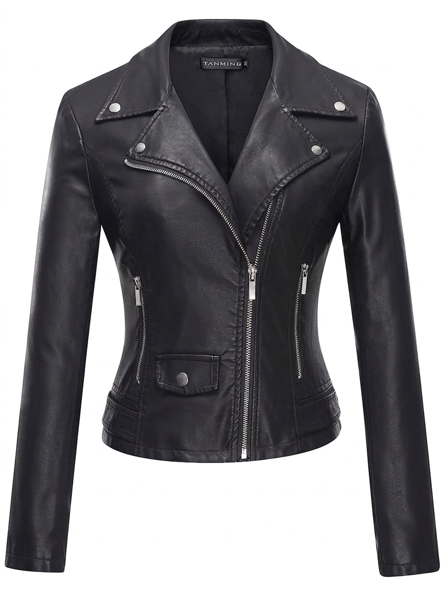 Monique | Chaqueta efecto piel resistente y elegante