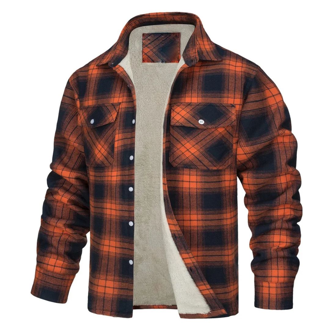 Kaizen | Chaqueta de cuadros con forro polar