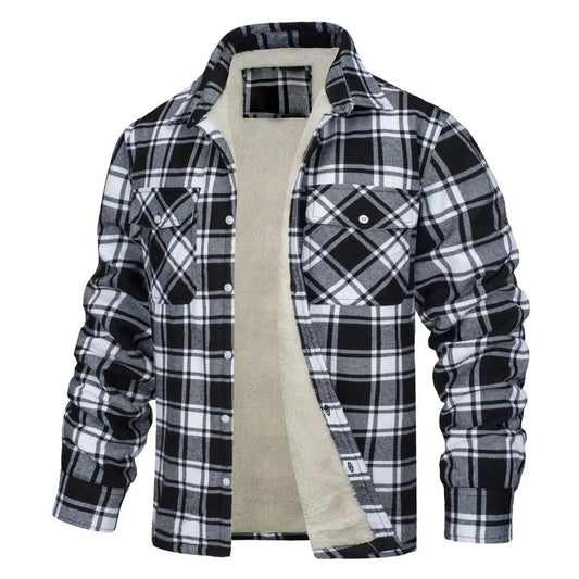 Kaizen | Chaqueta de cuadros con forro polar