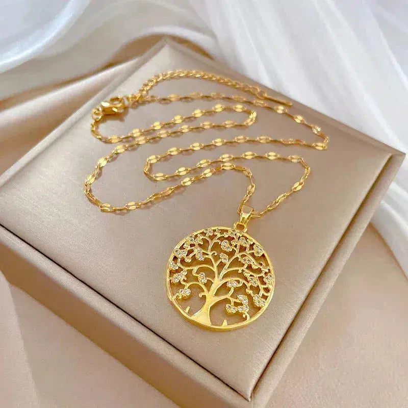 ÉCLAT | Colgante Árbol de la Vida en Oro