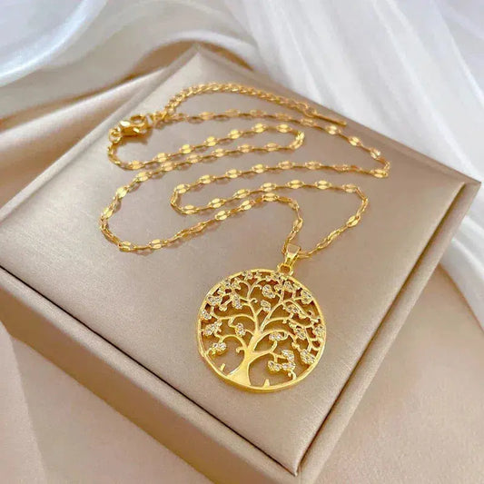ÉCLAT | Colgante Árbol de la Vida en Oro