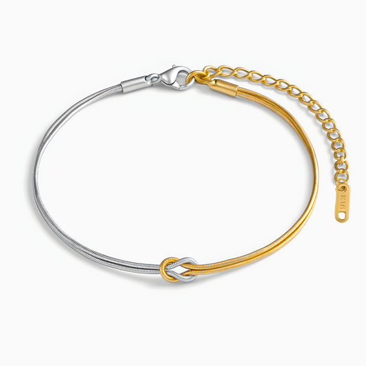 ÉCLAT | Nudo Eterno™ | Pulsera Tú Y Yo
