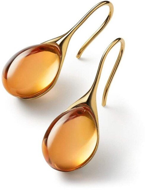 ÉCLAT | Aretes de Cristal en Oro y Plata