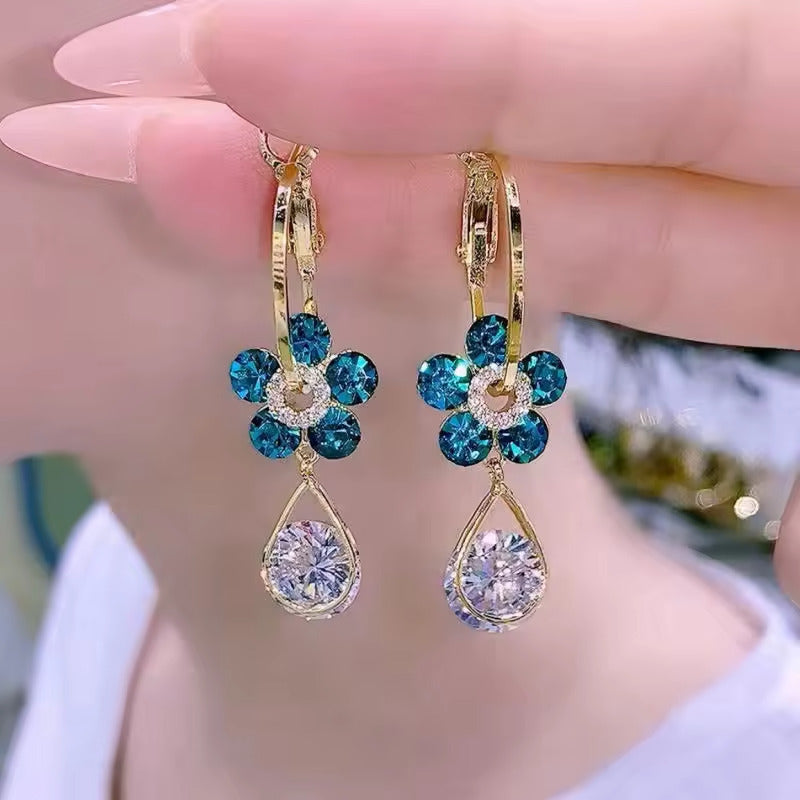ÉCLAT | Bella™ | Pendientes 'Flor de Amatista' (Oferta 2x1)