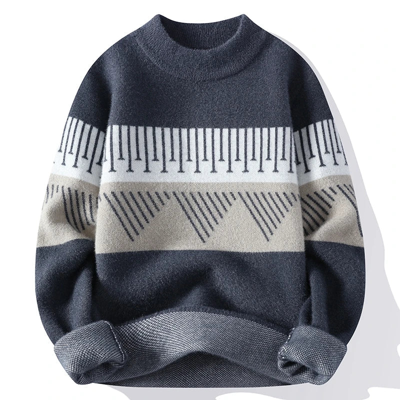TRAMA™ | Suéter Patchwork Casual y Sofisticado