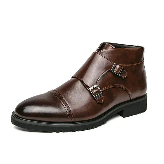 Sierra | Botas de Cuero con Doble Correa Ajustable