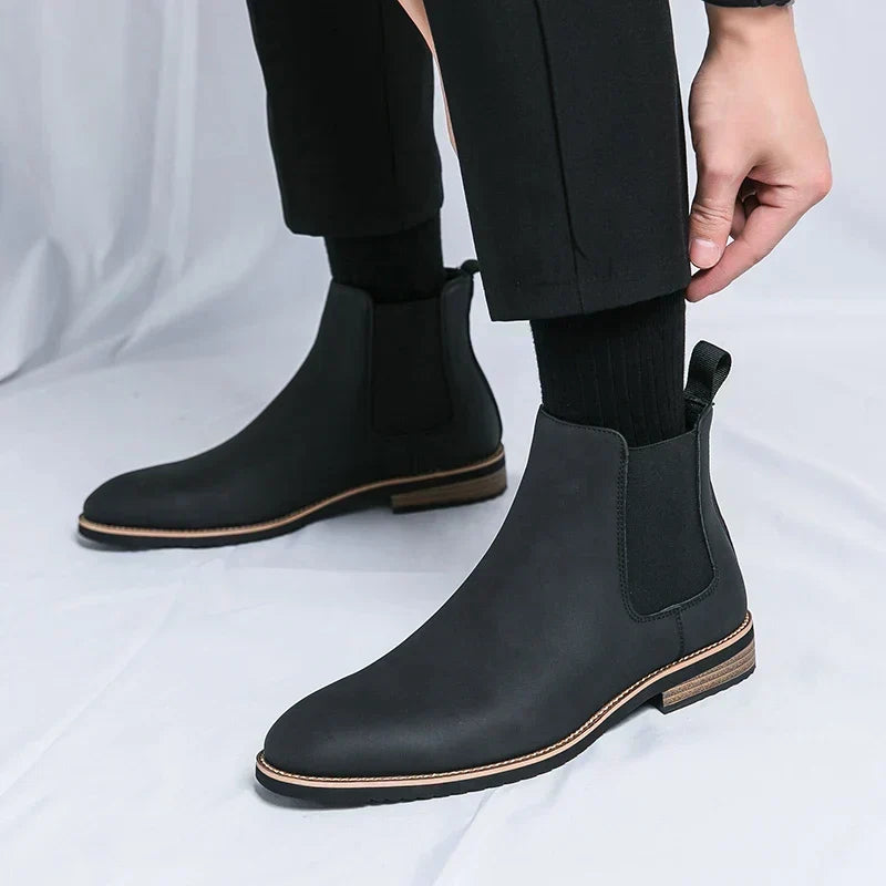 Sierra | Botas Tipo Botín de Cuero