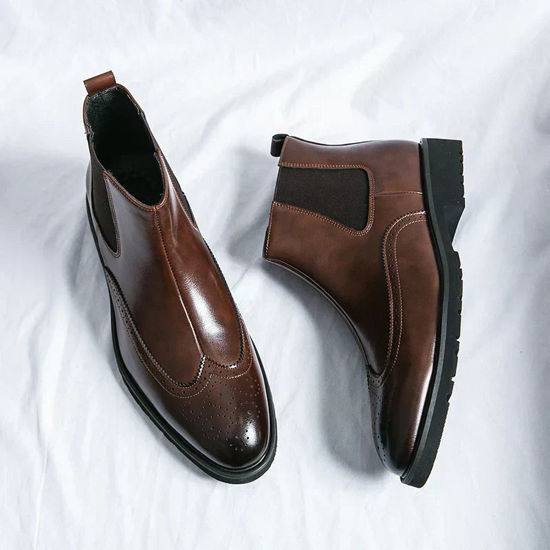 Sierra | Botas Tipo Botín de Cuero