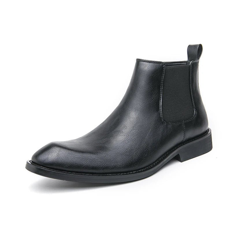 Sierra | Botas Tipo Botín de Cuero con Cierre