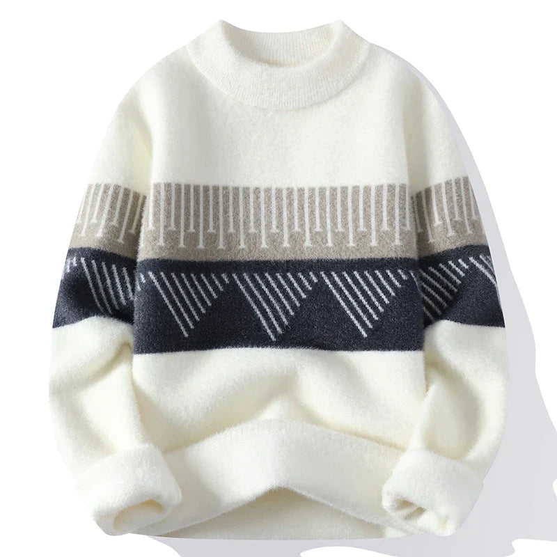 TRAMA™ | Suéter Patchwork Casual y Sofisticado