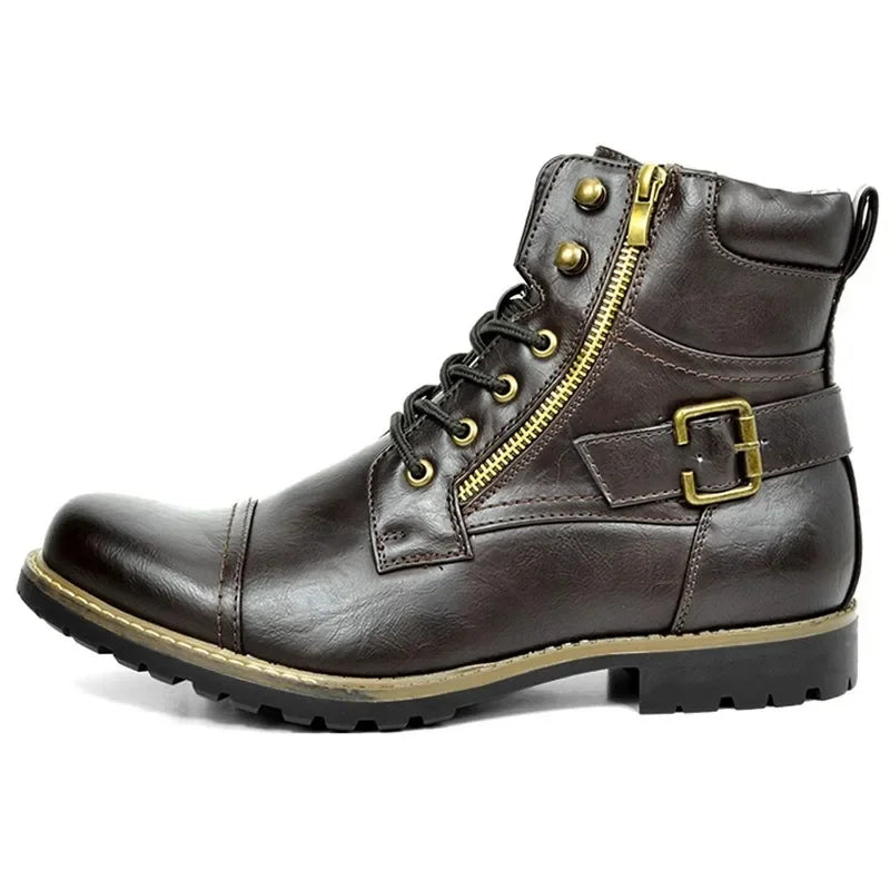 Sierra | Botas de Cuero con Agujetas