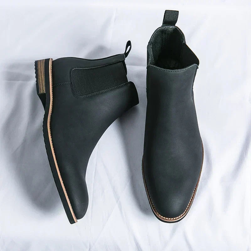 Sierra | Botas Tipo Botín de Cuero