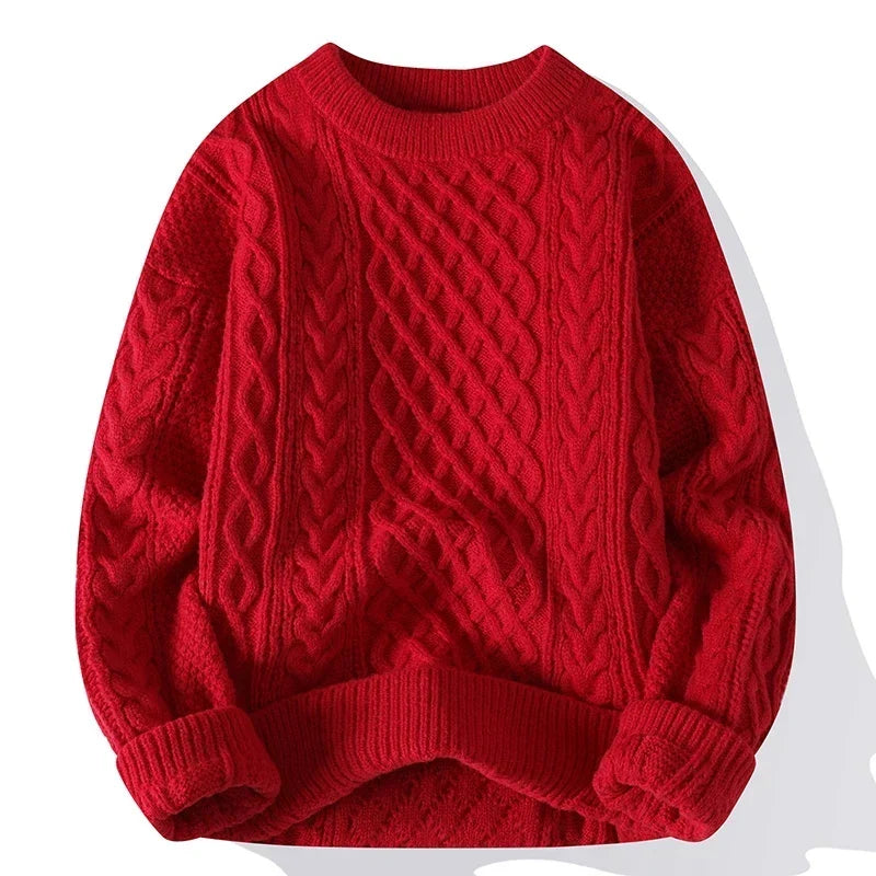 TRAMA™ | Suéter Vintage Casual