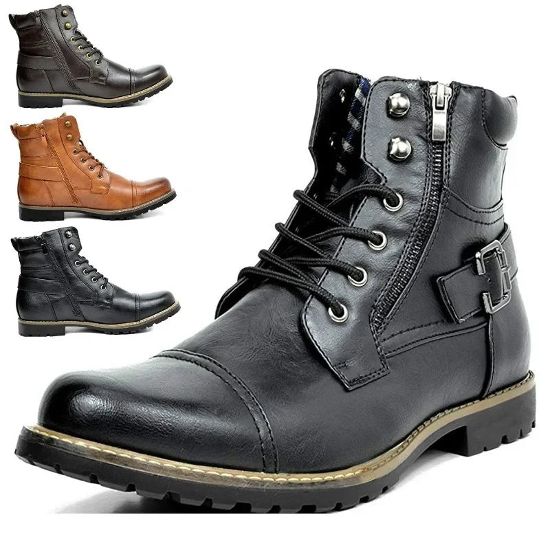 Sierra | Botas de Cuero con Agujetas