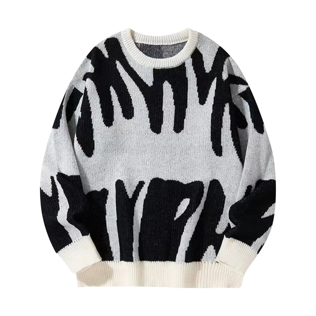 TRAMA™ | Suéter Casual Contrastado