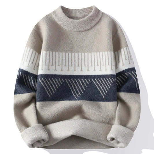 TRAMA™ | Suéter Patchwork Casual y Sofisticado