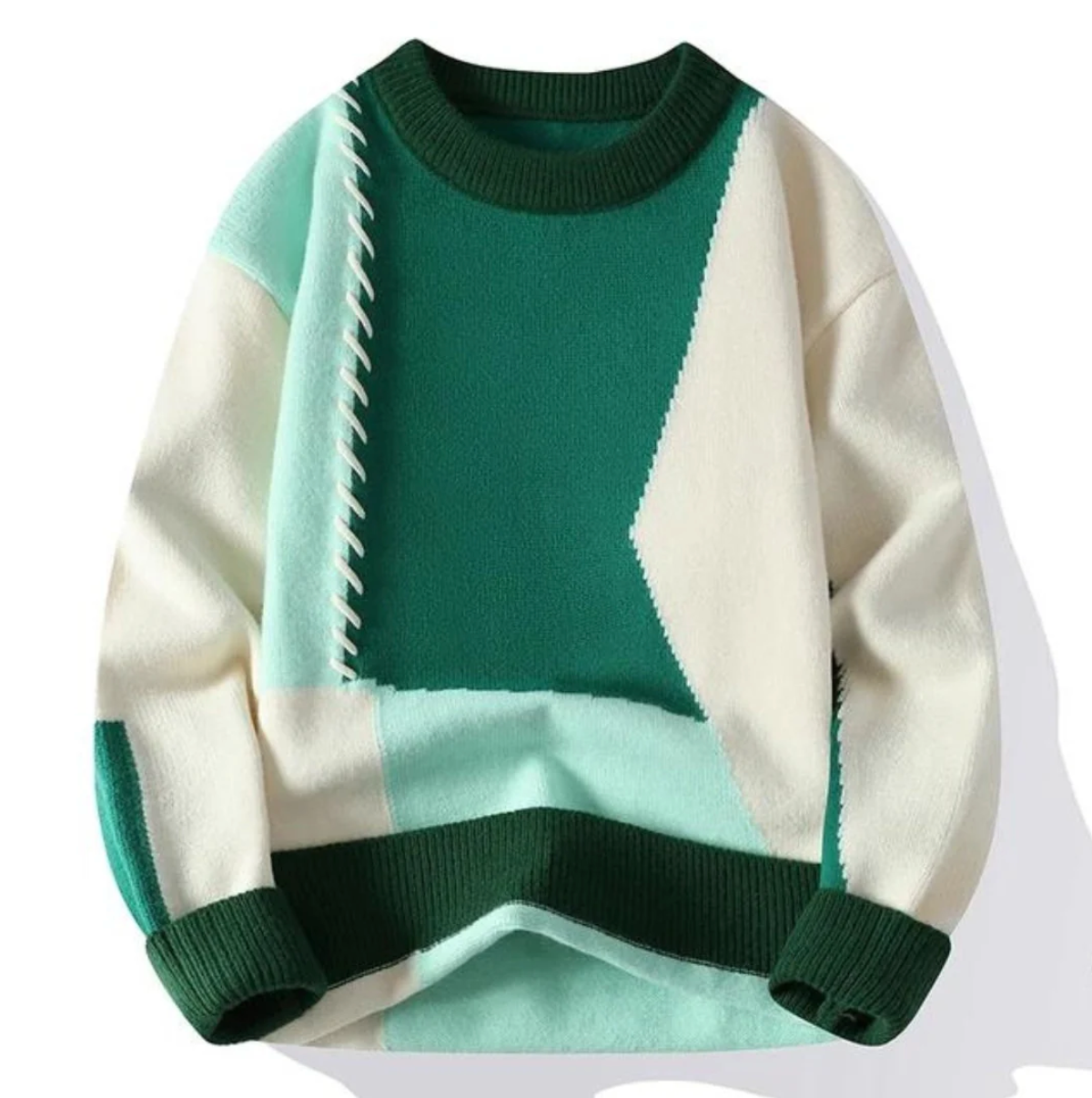 TRAMA™ | Suéter Patchwork
