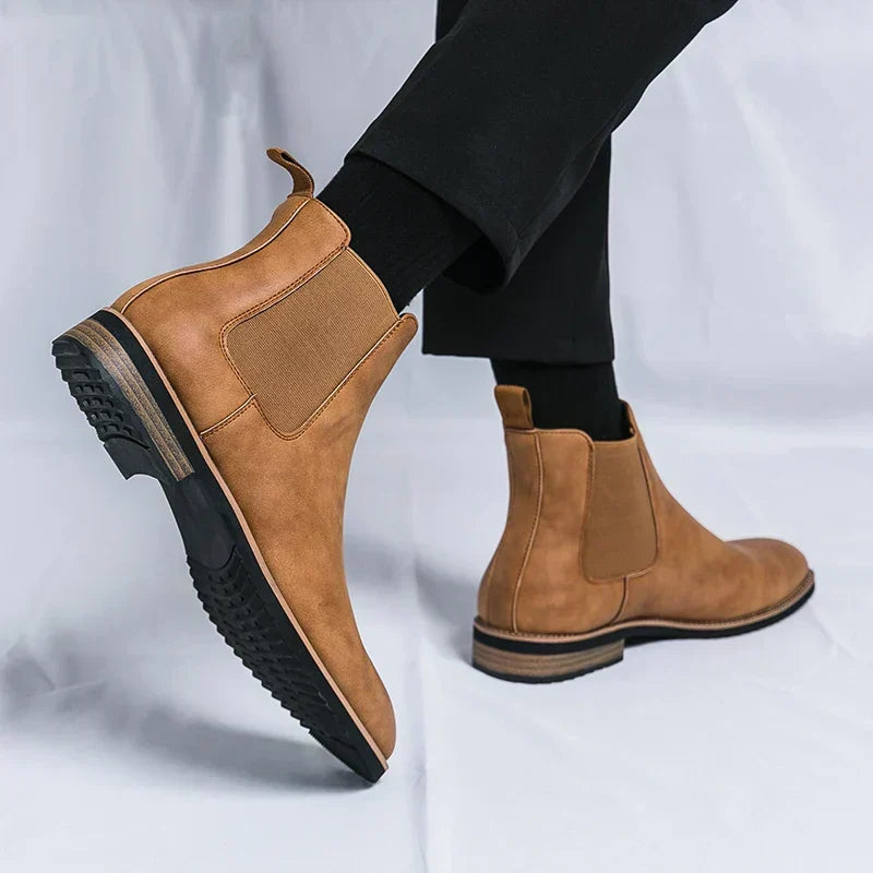Sierra | Botas Tipo Botín de Cuero