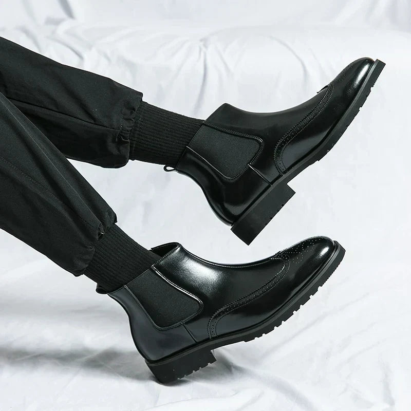 Sierra | Botas Tipo Botín de Cuero