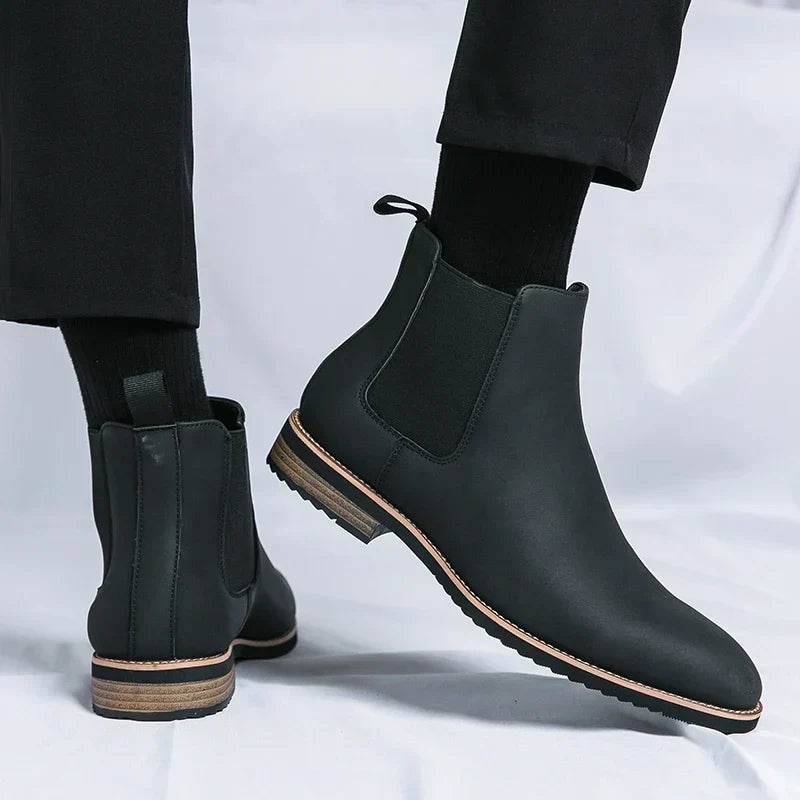 Sierra | Botas Tipo Botín de Cuero