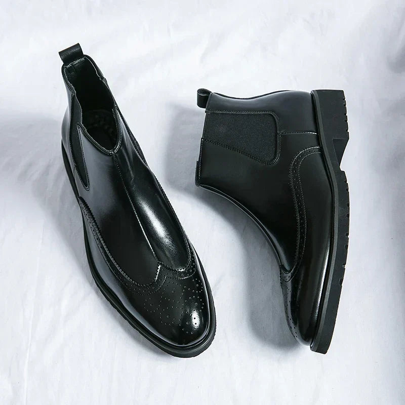 Sierra | Botas Tipo Botín de Cuero