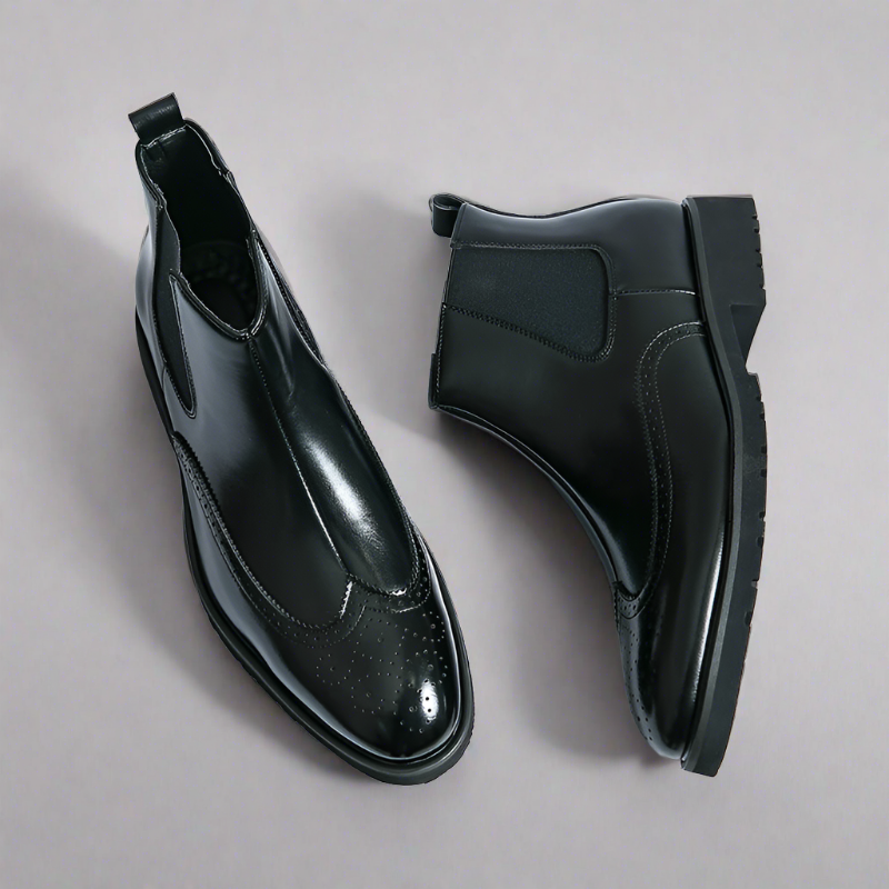 Sierra | Botas Tipo Botín de Cuero