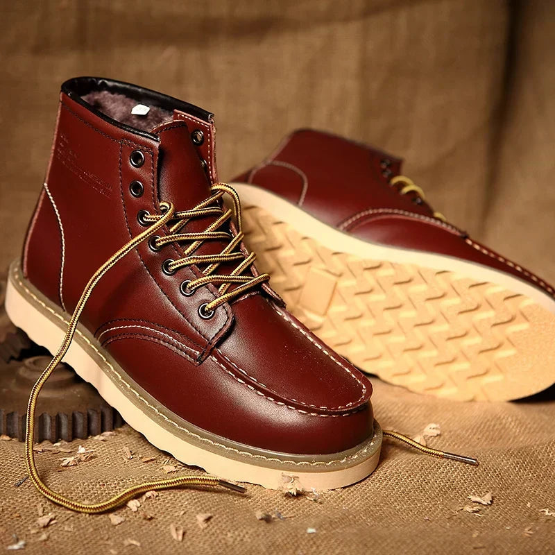 Sierra | Botas de Invierno de Cuero