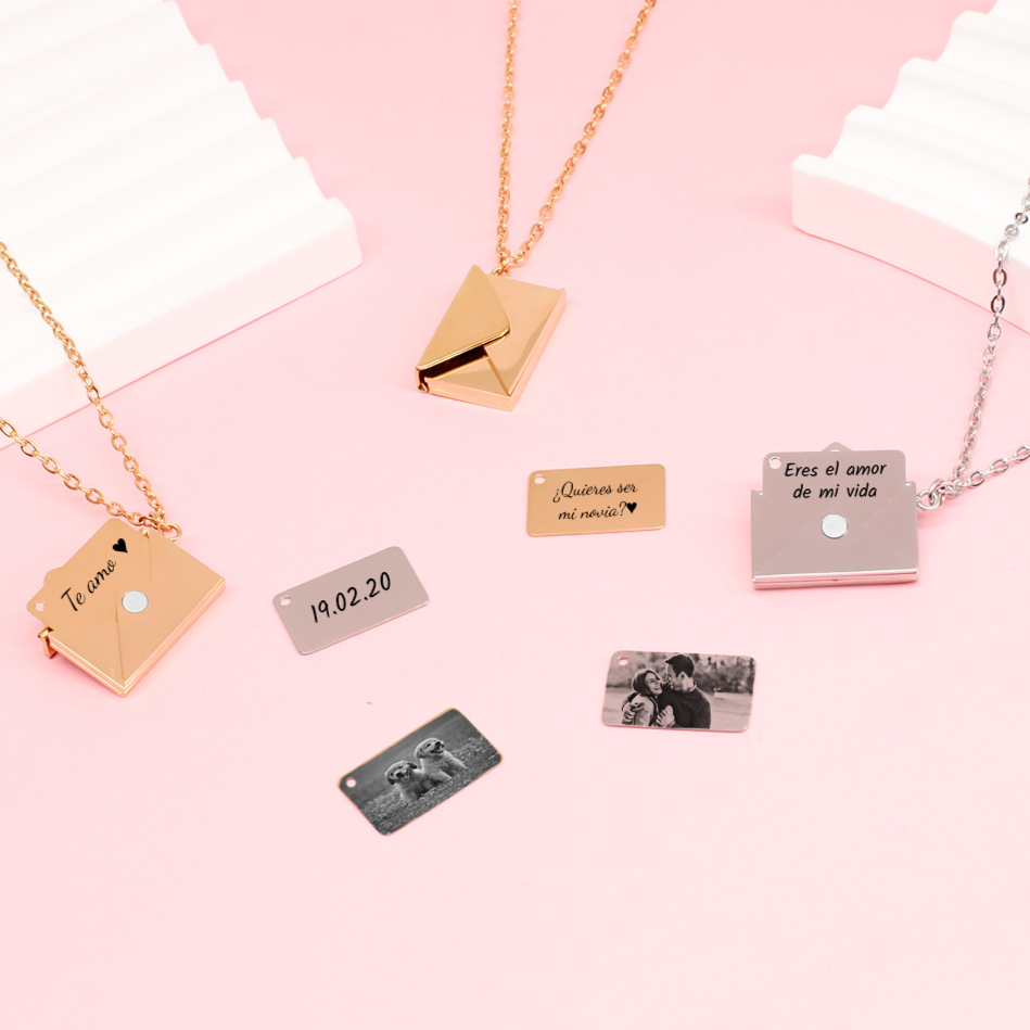 ÉCLAT | Love™ | Collar Personalizable con Imagen y/o Texto