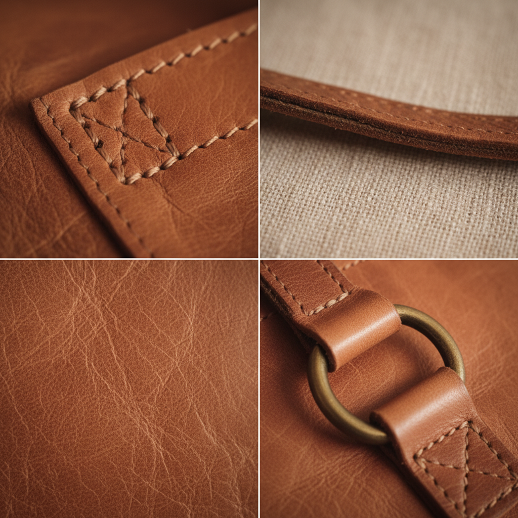 MEZTLI™ – Bolso Laura de cuero vegano elegante