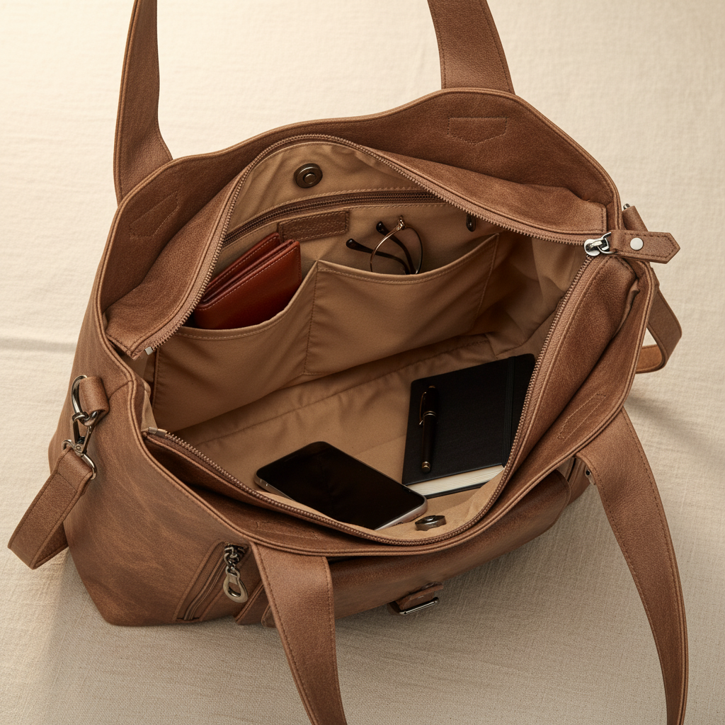 MEZTLI™ – Bolso Elijah de cuero vegano